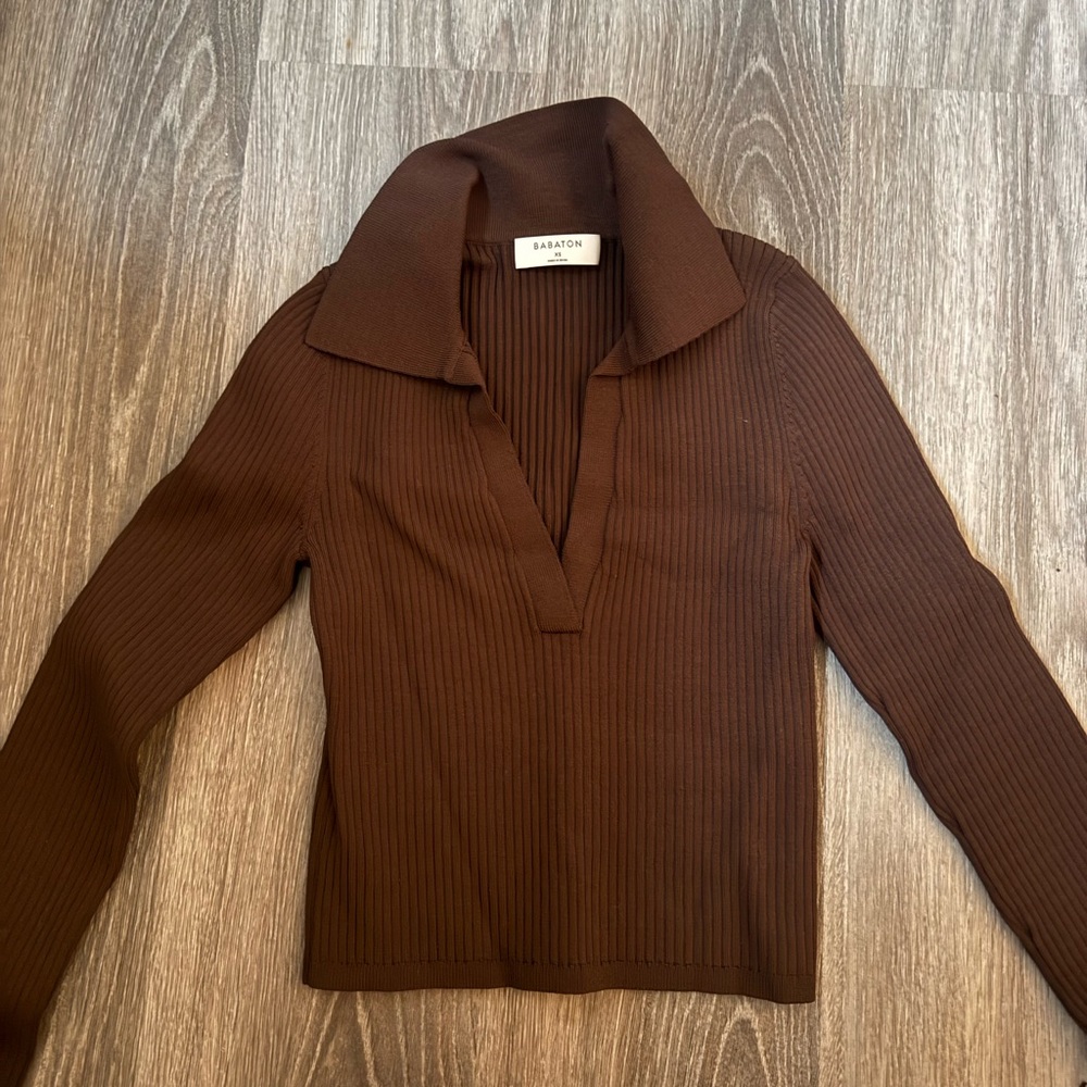 Aritzia Babaton Collar Shirt